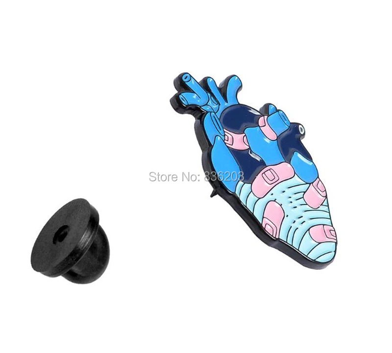 1pc human kindy Shape Brooch Pins anatomy skeleton medical Anatomical Model Lymph Node Enlargement male member traumatic pistol |