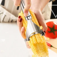 1pc stainless steel planer fruits peeler kitchen tool accessories corn peeler thresher slicer high quality