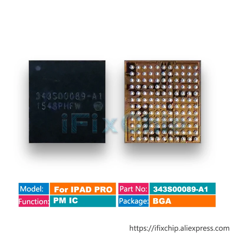 

343S00089-A1 для iPad Pro 9,7/12,9 2-го поколения 343S00089 мощный IC PMIC большой источник питания PM IC чип