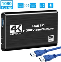 2021 usb3 0 hdmi 4k60hz video capture hdmi to usb video capture card dongle game streaming live stream broadcast with micinput