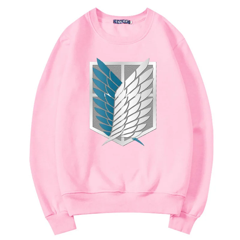 

Hot Anime Attack on Titan Liberty Wings Women Hoodie Sweatshirt Manga Graphic Hoodies Femme Cartoon Unisex Pullovers Hoodie