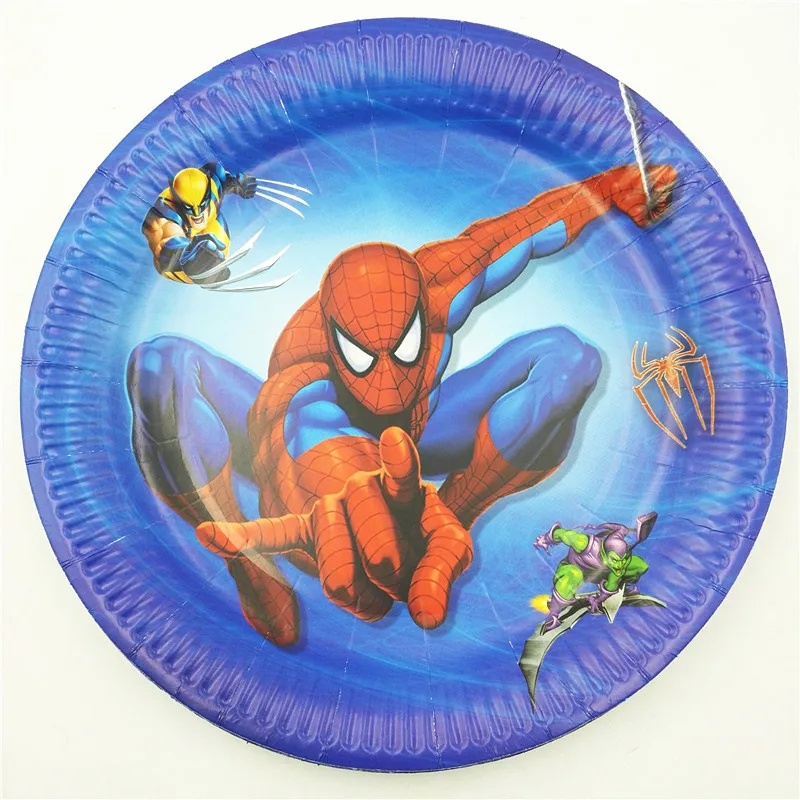 10 шт./компл. 7 дюймов Человек-паук супергерой вечерние принадлежности