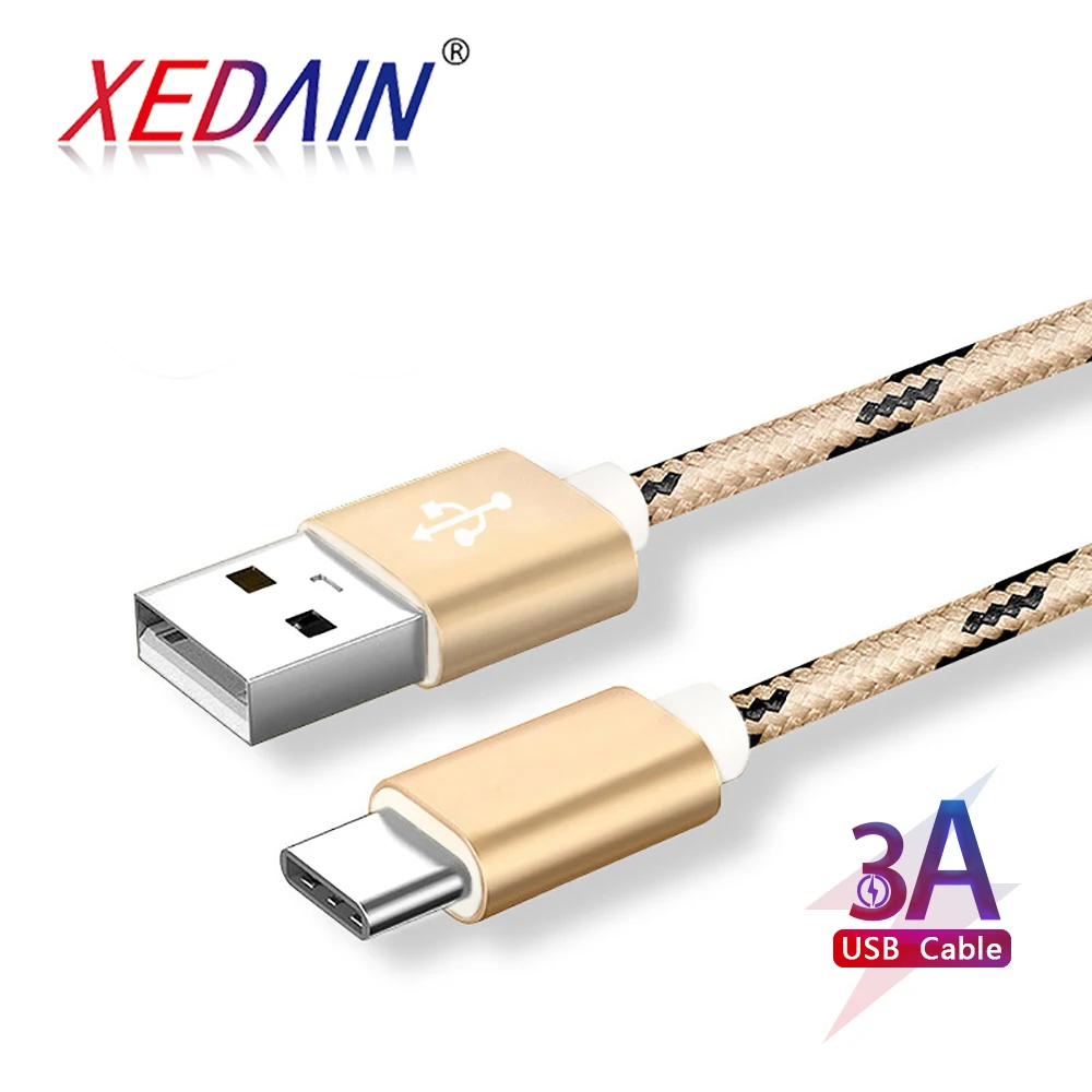 Микро кабель USB Type C для Xiaomi Redmi Note 7 Mi 9 быстрой зарядки и синхронизации данных