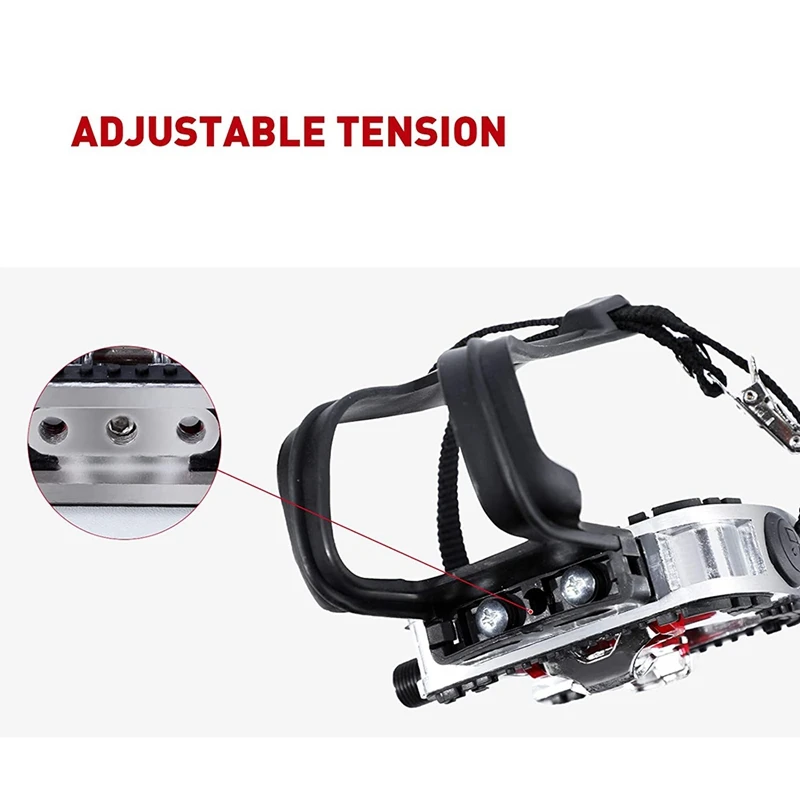 

for SPD Pedals, Cleats with Toe Cages, Clips and Straps for Spin Bike, Indoor Exercise Bikes with Axles