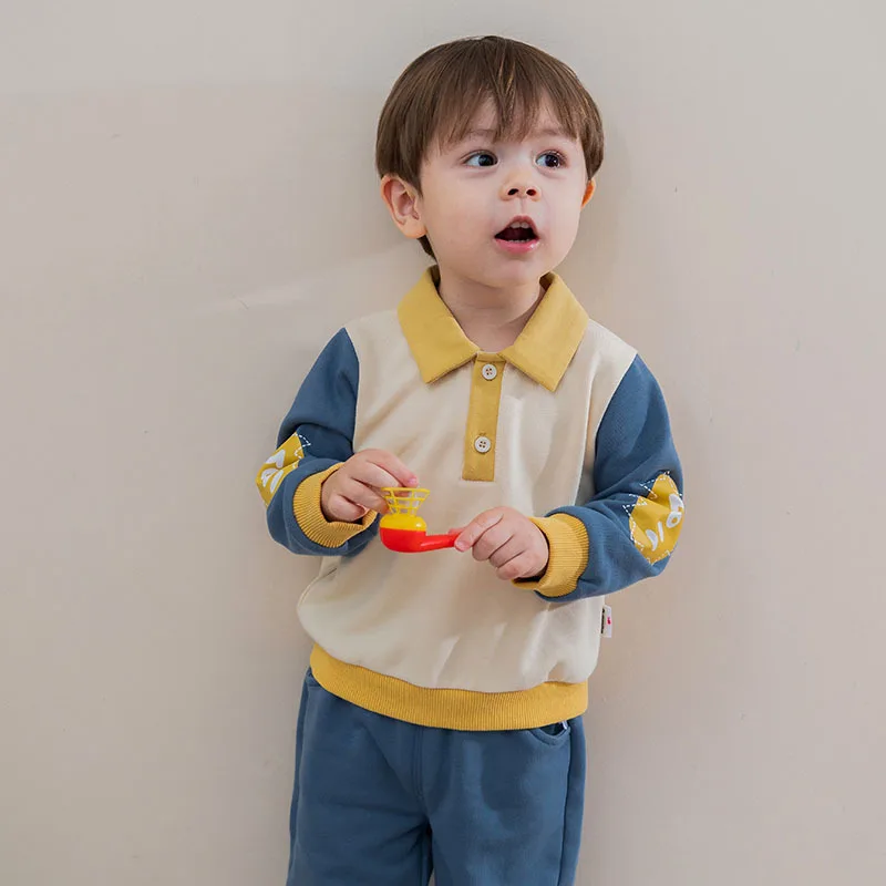 

Casual Baby Tracksuit Soft Cotton Long Sleeve Tops Pants 2 Piece Spring Autumn Newborn Baby Clothes Fashion Infant Clothing Suit