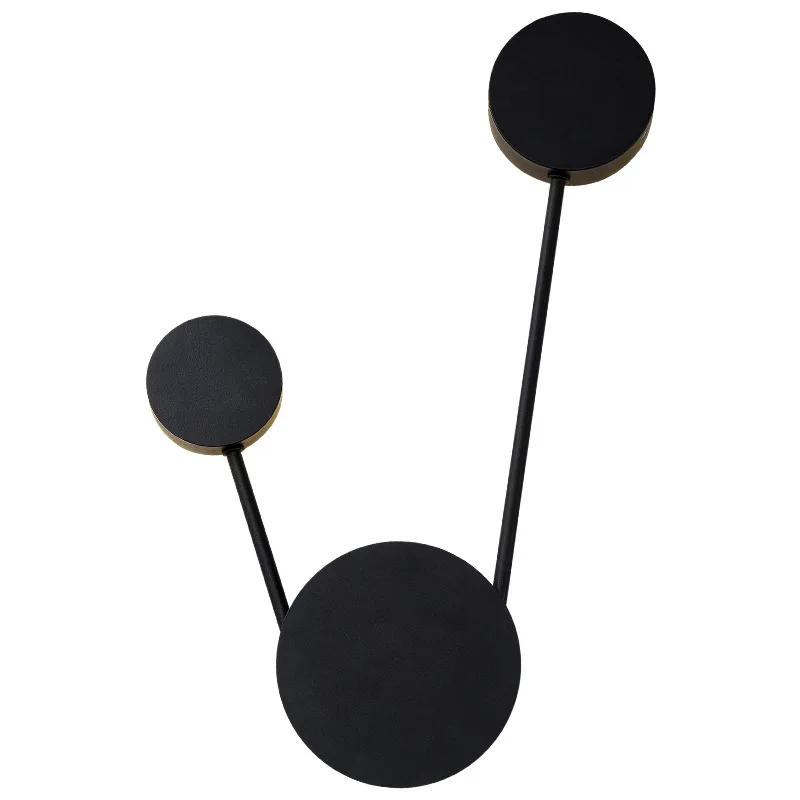 Современный светодиодный золотистый настенный светильник вращающийся