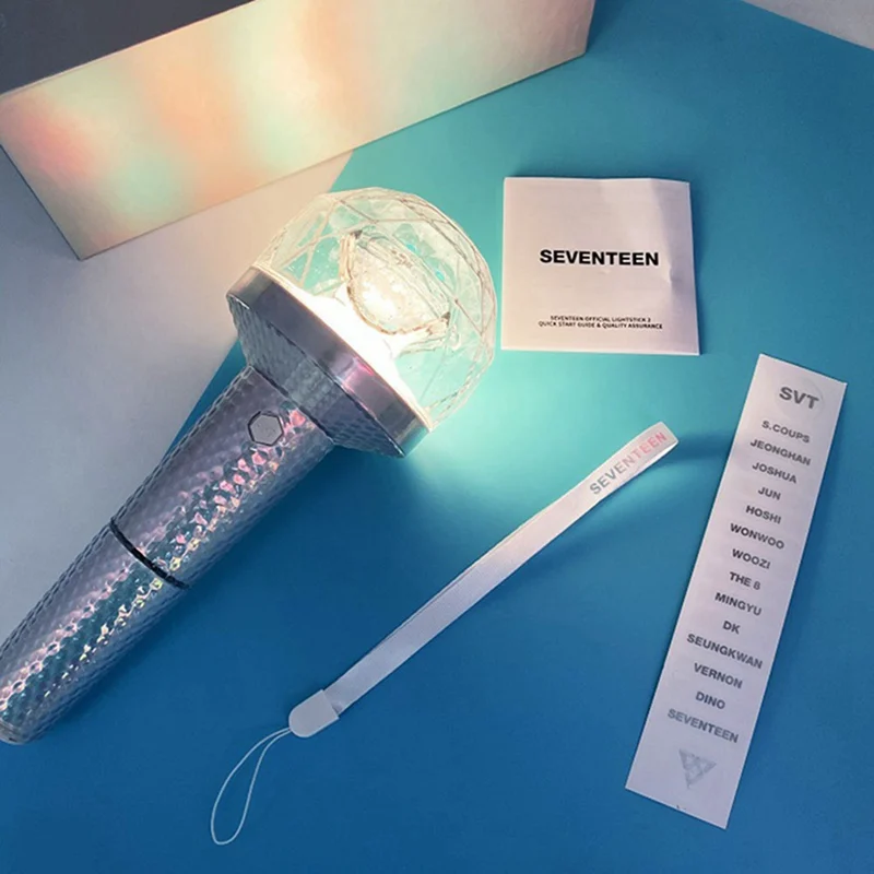 

SEVENTEEN Ver.2 Light Stick With Bluetooth Support Bar Support Light Sticks Album Concerts Lamp Lightstick Fluorescent Stick