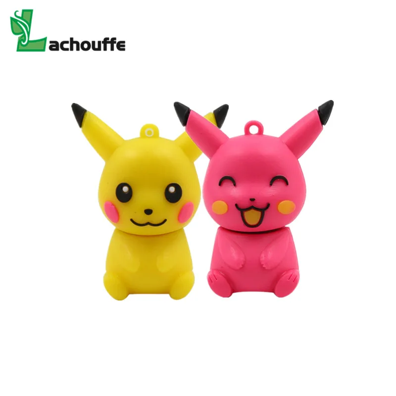 Горячая Распродажа ручка накопитель мультяшный Милый Пикачу pokemon pendrive 32 ГБ 16 8 64 usb