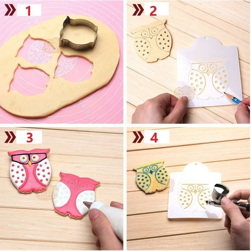 MILIVIXAY 1 шт. в форме яблока из нержавеющей стали печенье резак печать трафарет