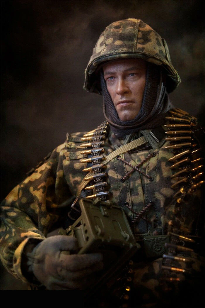 DID 1/6 полный набор второй мировой войны немецкий D80125 3RD SS танковая дивизия MG34 Gunner Solider фигурка модель для фанатов
