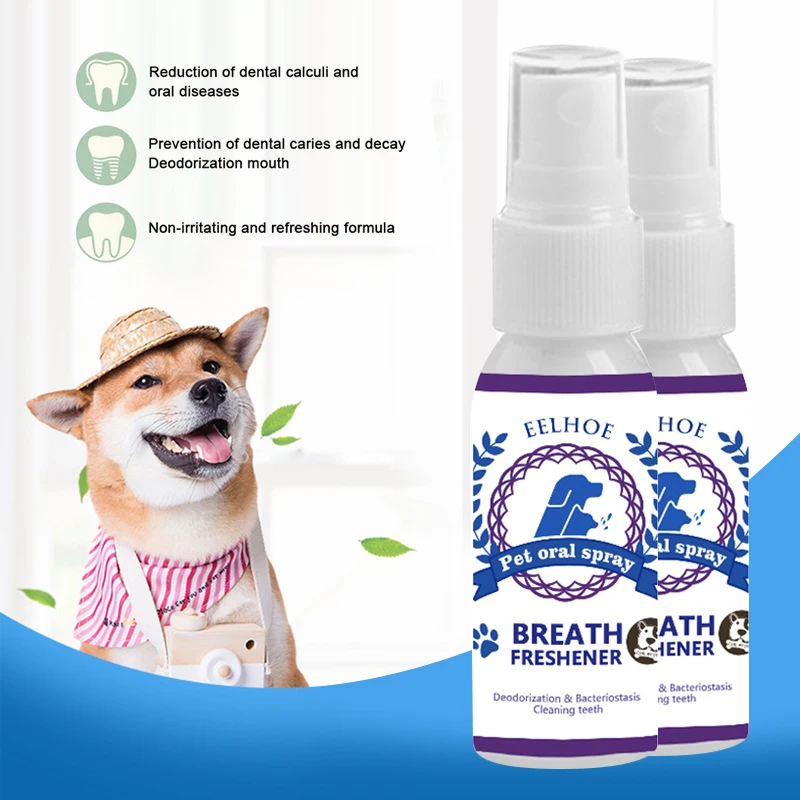 Освежитель воздуха для домашних животных спрей чистки зубов и орального