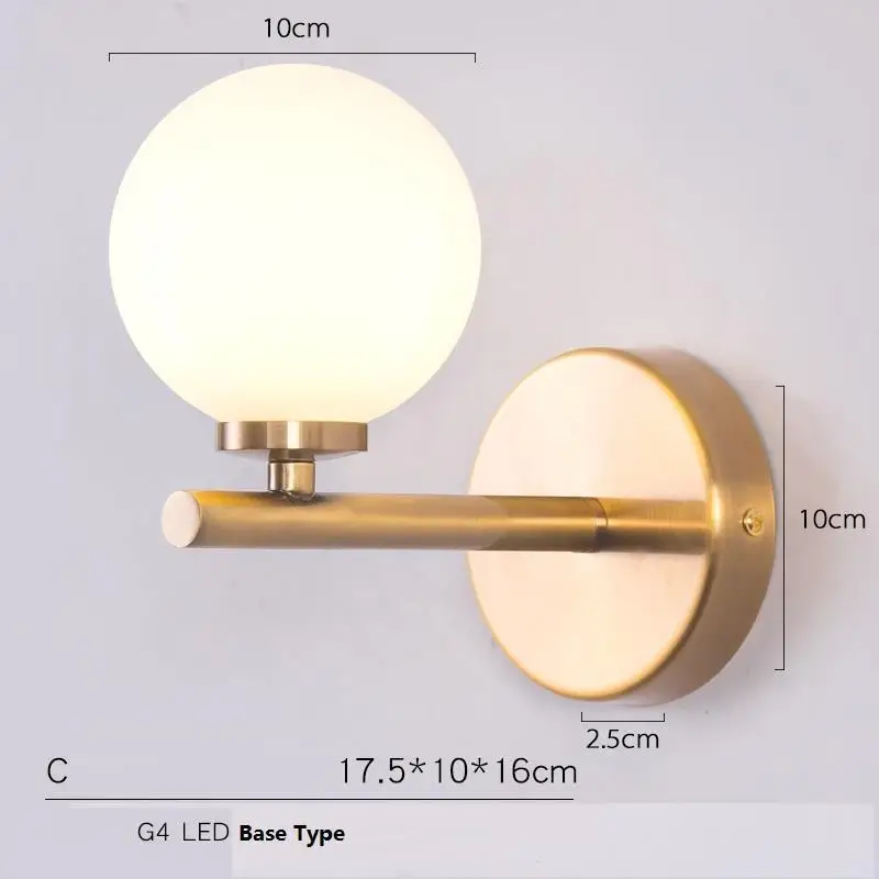 Interieur современные настенные лампы деко дом зеркало Luminaria Lampara де подкладке Aplique Luz