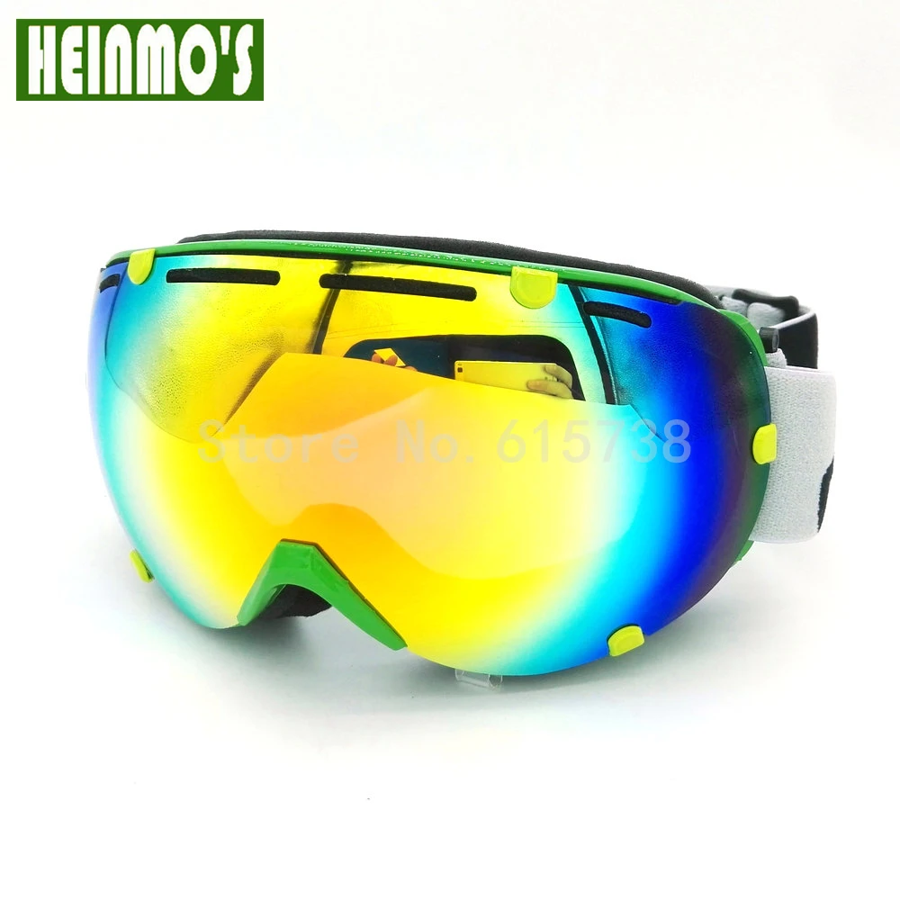 Лыжные очки snowboad для катания на лыжах скейтборде двойные линзы противотуманная