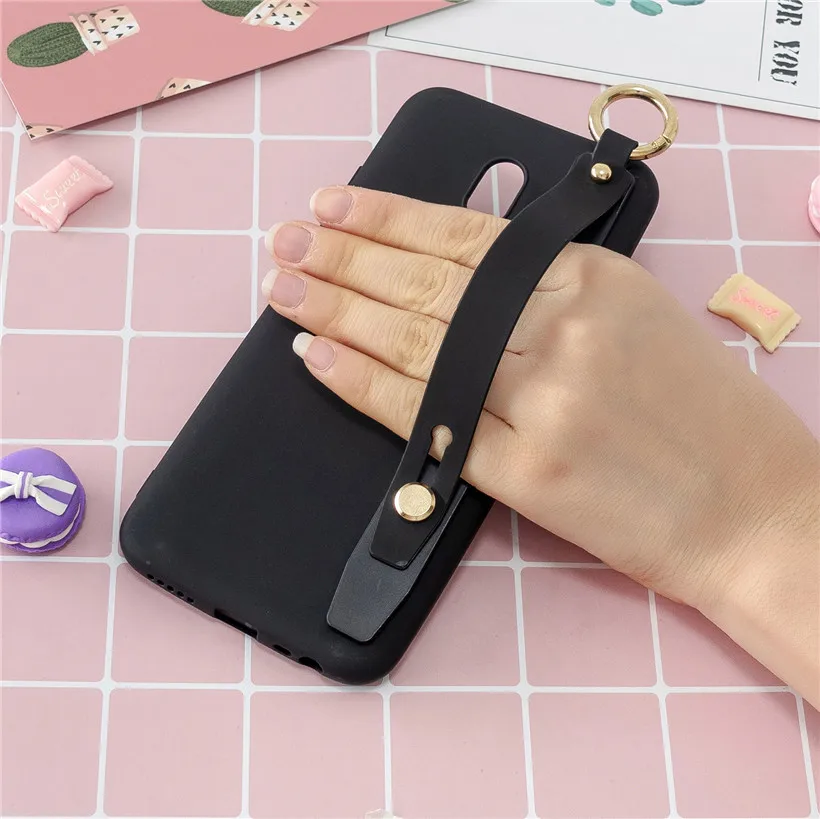 

Wrist Strap Hand Band Case For VIVO Y97 Y93 Y91 Y85 Y67 Y66 Y53 V17 Pro Case For VIVO X27 X20 X9 X7 Plus Silicone Soft Cover