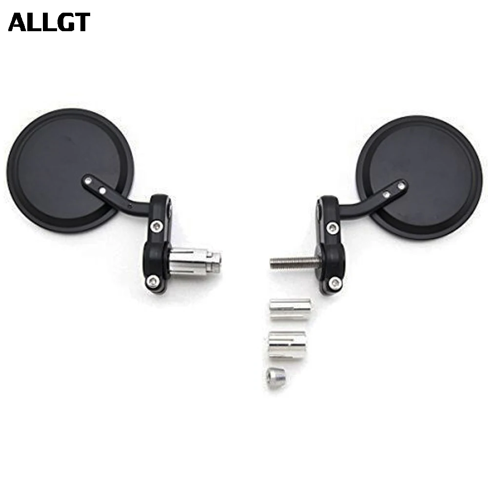 Круглые боковые зеркала 3 &quotCNC для скутера квадроцикла кроссового велосипеда