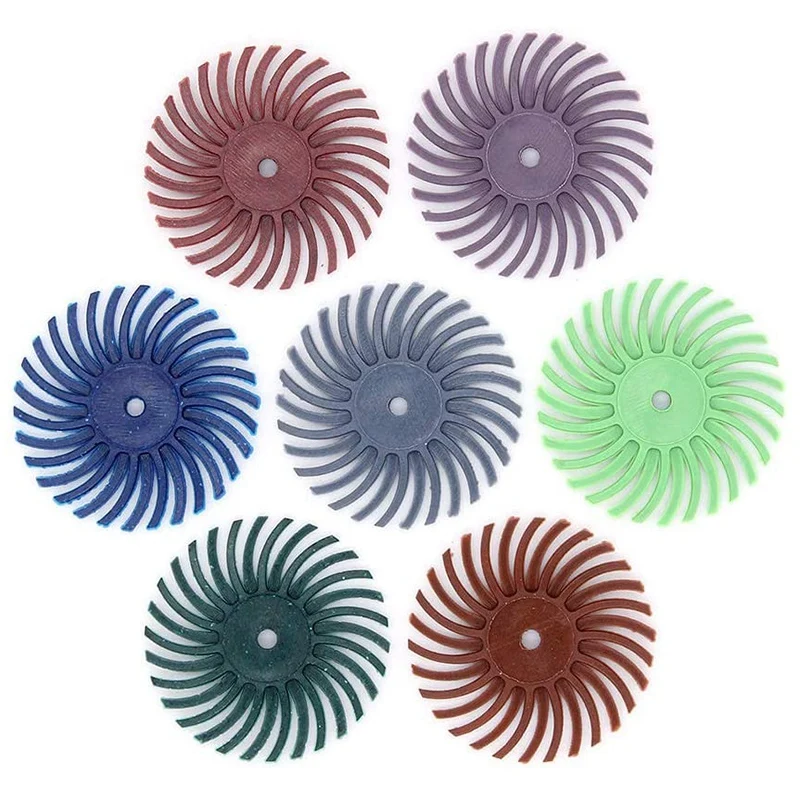 

HOT 21Pcs Radial Bristle Disc Kit Abrasive Brush Wheel Radial Bristle Disc with 6Pcs Mandrels for Rotary Dremel Tool
