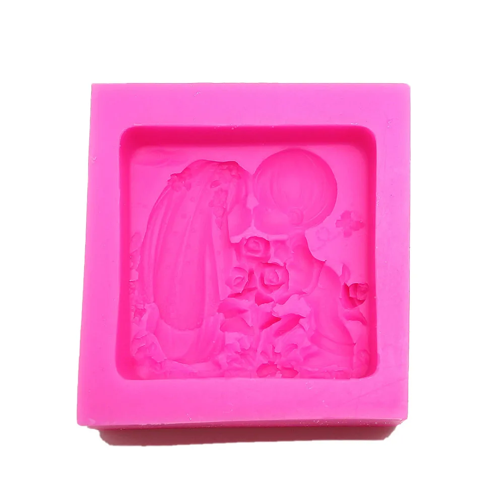 Новая силиконовая форма для свадебного мыла украшения тортов мальчиков и