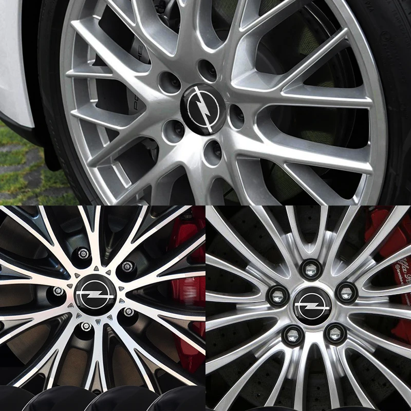 4 шт. стикеры на колпачок центральной ступицы колеса 56 5 мм эмблемы для opel astra h g