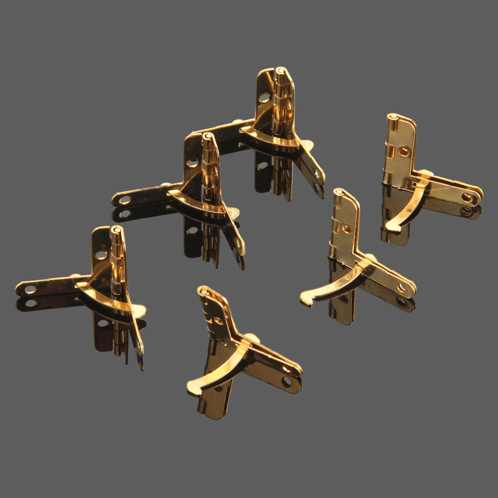 12 шт. 28*22 мм мебельные петли деревянная шкатулка для украшений Мини Дверь Крышка