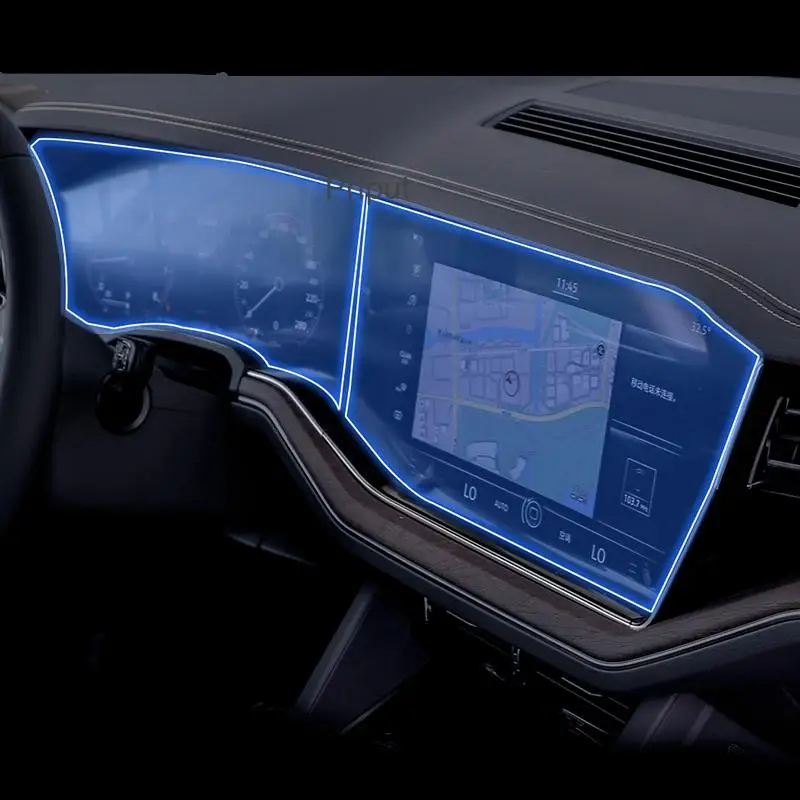 Для Volkswagen Touareg 2019 2020 Автомобильная GPS навигационная пленка с ЖК экраном Защитная