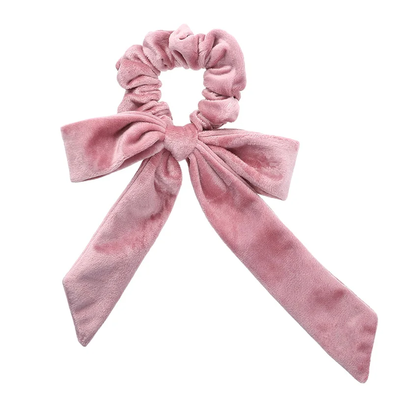 Женские бархатные резинки для волос Haimeikang эластичные с бантиком аксессуары