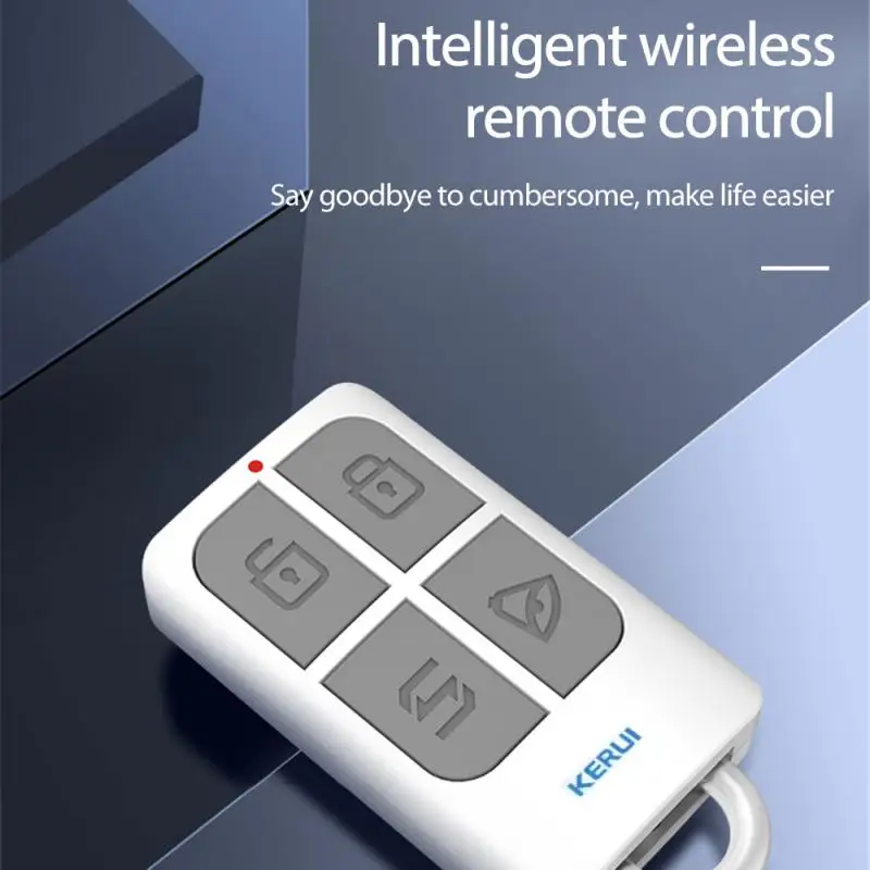 

4 Keys Keychain 433Mhz Wireless Remote Control Receiver Module RF Transmitter Electric Cloning Gate Garage Door Ultra-thin 433