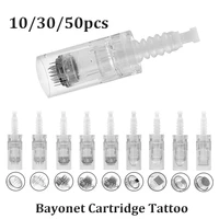 for meso dr pen n2m5m7 bayonet round nano pin tattoo needle cartridge electric auto microneedle derma pen tip nutrition input