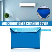 split air conditioning cleaning waterproof cover kit with drain outlet 2 scraper and towel dust washing clean protector home