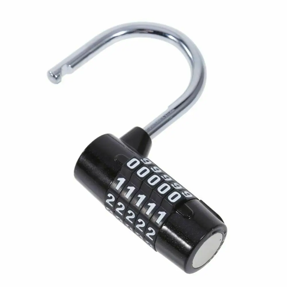 

Portable Coded Lock 4Digit/5Digit Password Safety Lock Wide Shackle Combination Padlock for Luggage Cabinets Toolboxes Locke