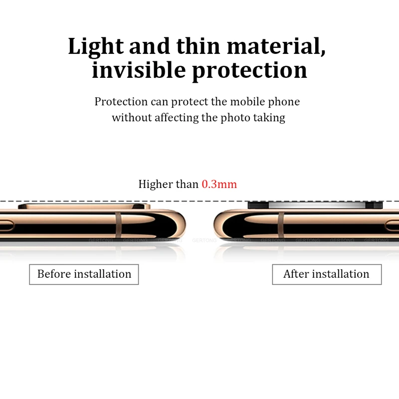 Титановый сплав металлический объектив камеры секундная Замена для iPhone 11 Pro объектив кольцо Крышка для iPhone X XS MAX камера защитная крышка