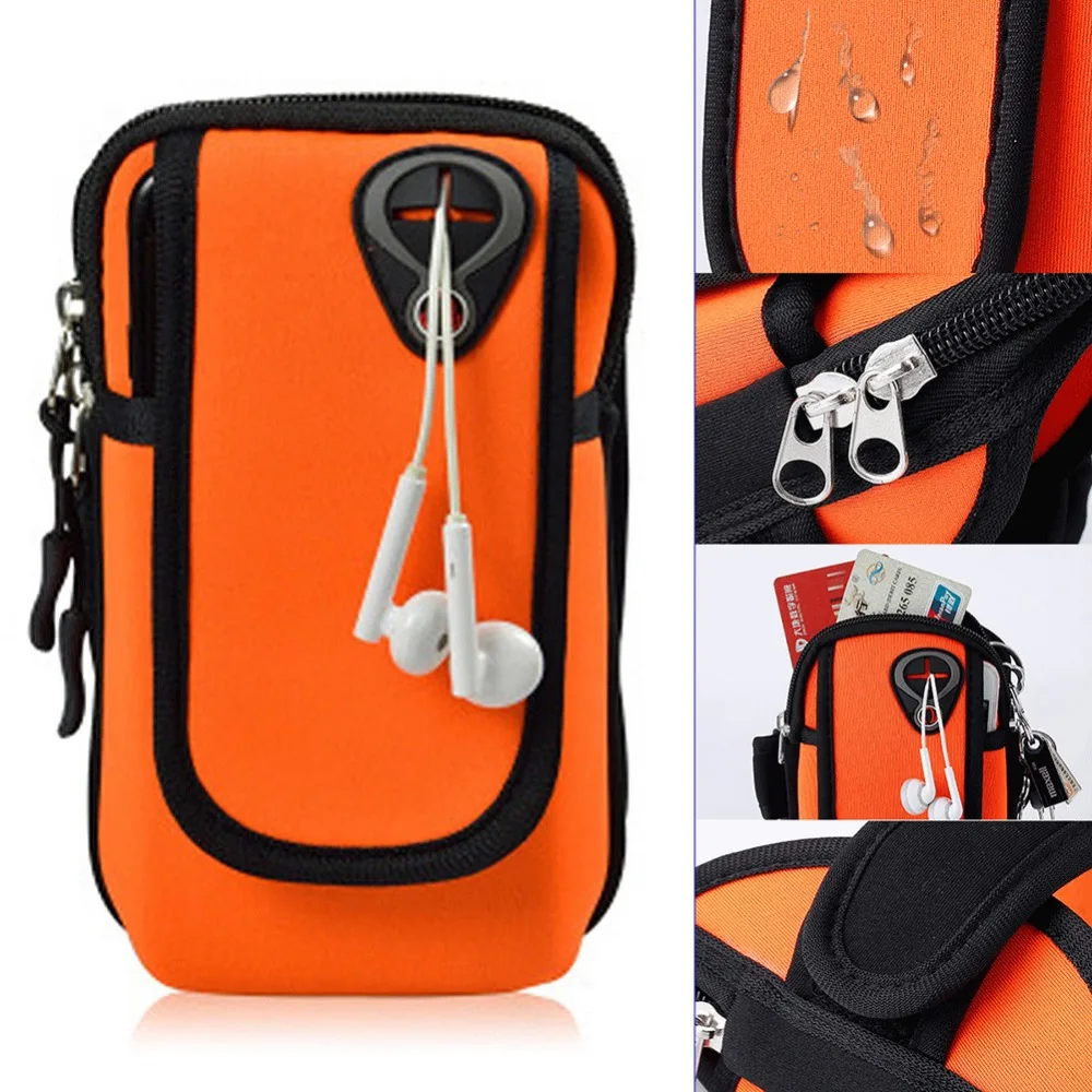 Новый Универсальный спортивный Чехол-повязка на руку для бега держатель молнии