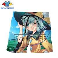 sonspee large size men woman touhou project loli shorts anime japan cartoon singyoku hip hop casual harajuku summer sports pants