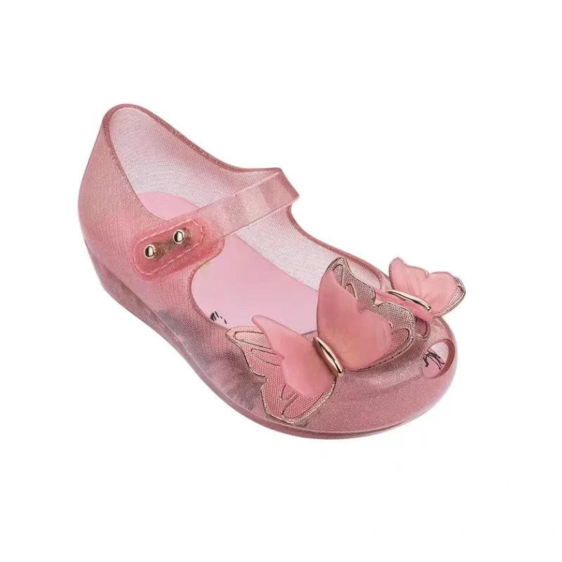 Мини Melissa Ultragirl Butterfly Новинка 2020 года летняя прозрачная обувь с бантом для девочек