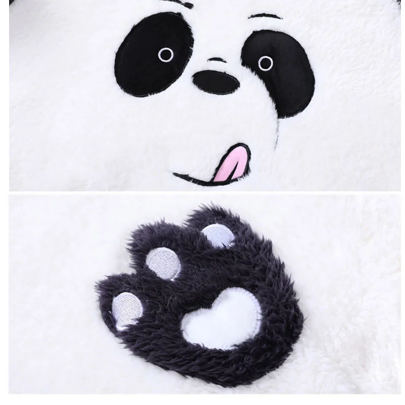 Для взрослых унисекс в виде пары пижамный комплект женщин Зимняя бархатная