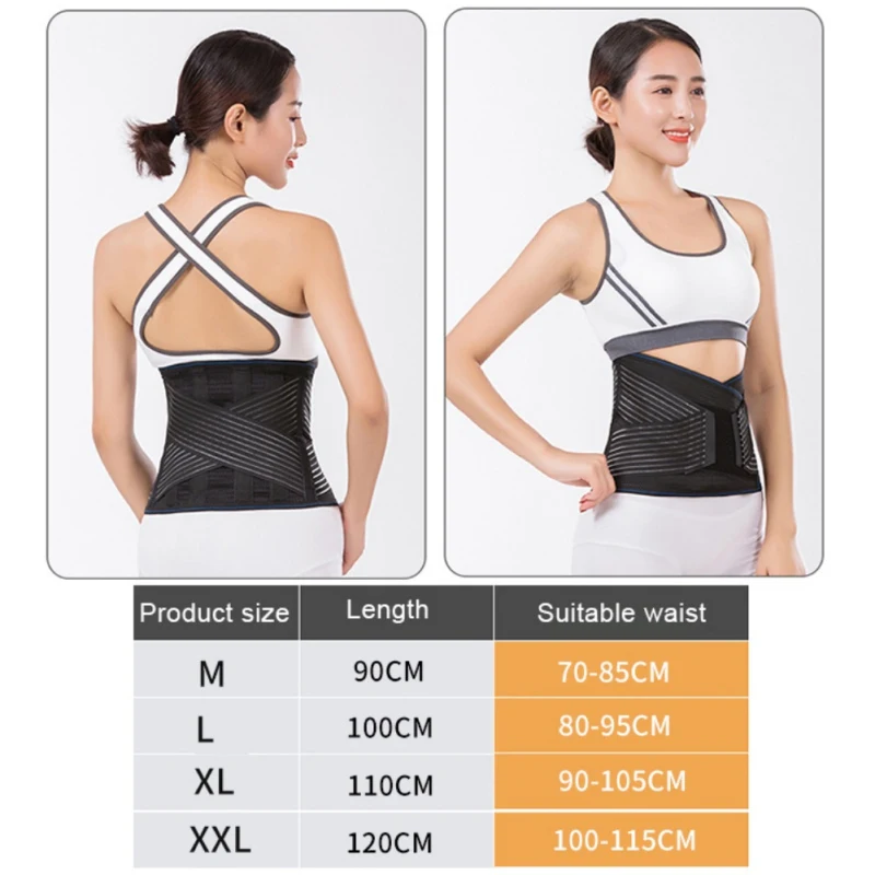 

Magnetic Self-heating Waist Brace Steel Bone Bar Waist Belt Men Women Lumbar Support Back Brace Belt Therapy Belt