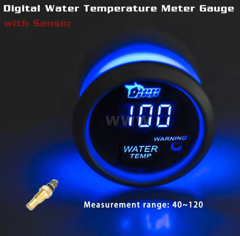Горячая Новинка Цифровой измеритель температуры воды с датчиком для авто