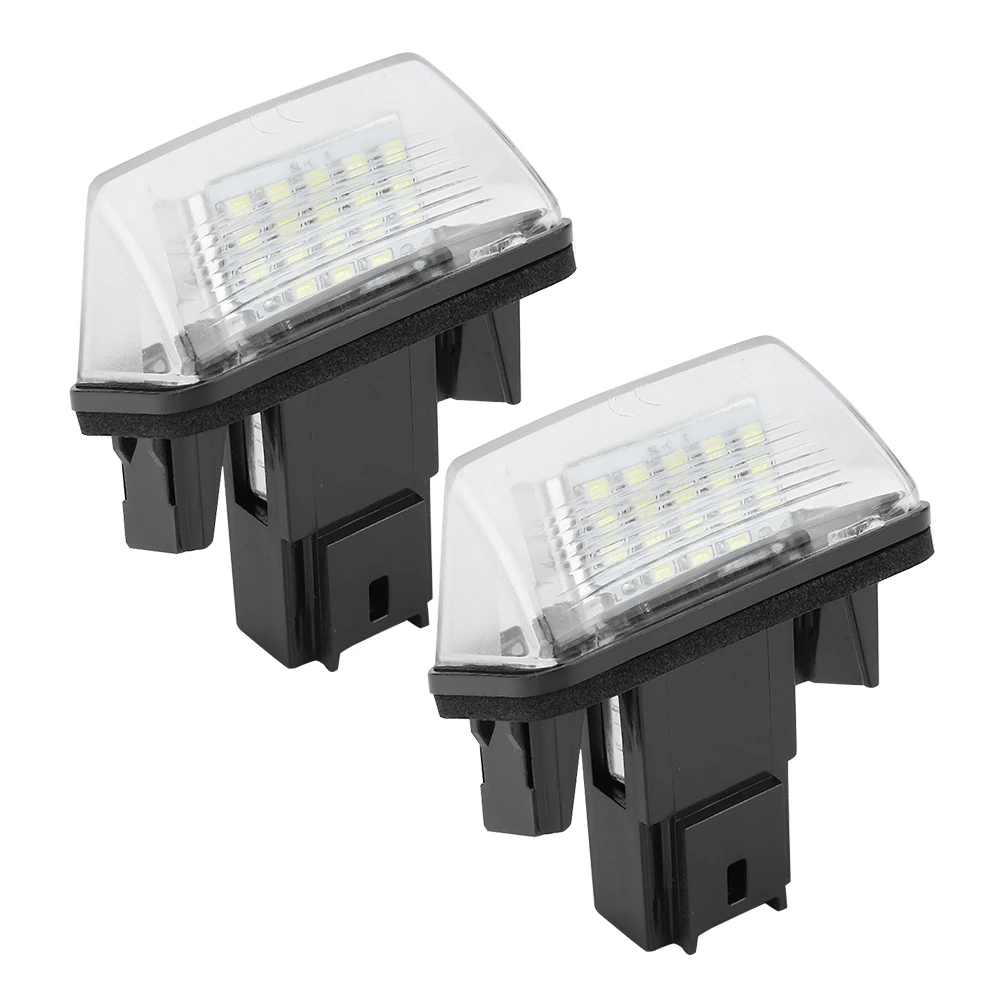 

2pcs 18 LED Left&Right Car License Plate Light Lamp for Citroen C3 2002-2009
