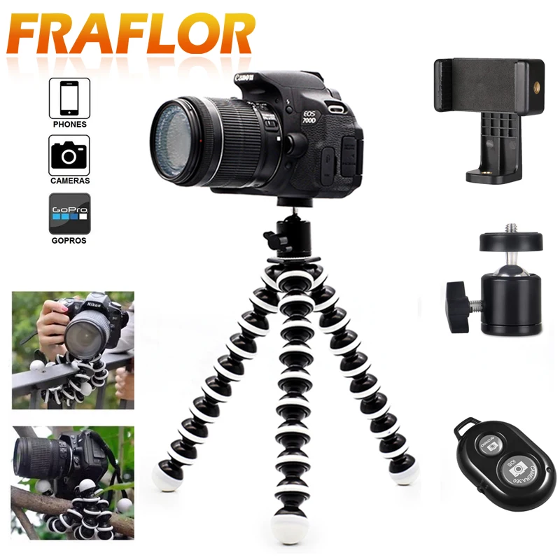 Осьминог Гибкий штатив Стенд Gorillapod для смартфона клип Dslr и Камеры Настольный