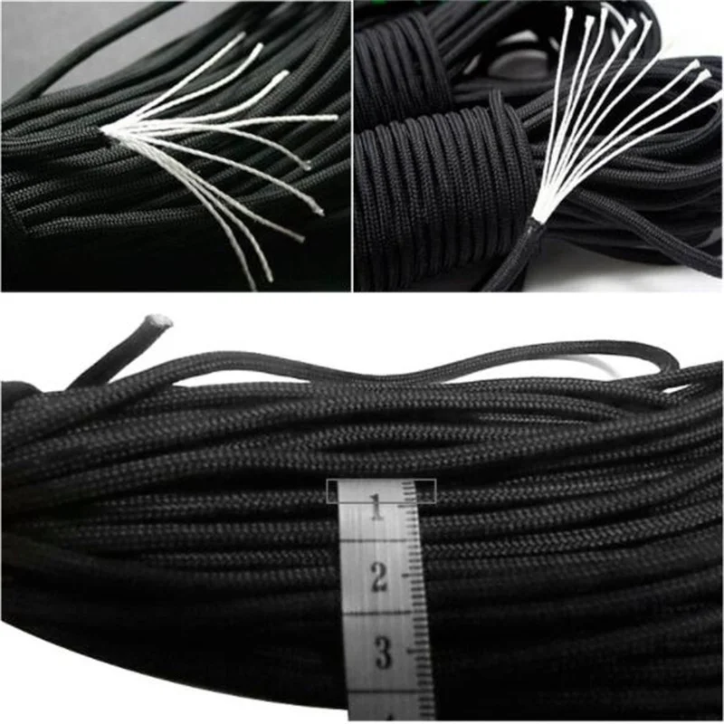100 м высокопрочный безопасный выход веревка 4 мм диаметр веревка для пешего туризма альпинизма веревочка для скалолазания