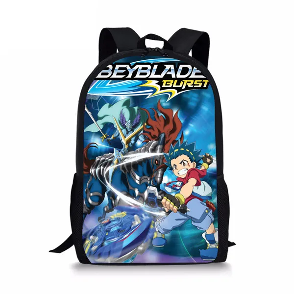 as picture19 Тикин школьный рюкзак для детей мультфильм Beyblade Burst печатных подростков девочек мальчиков школьная сумка студентов Милая Книга сумка - Цвет: as picture19