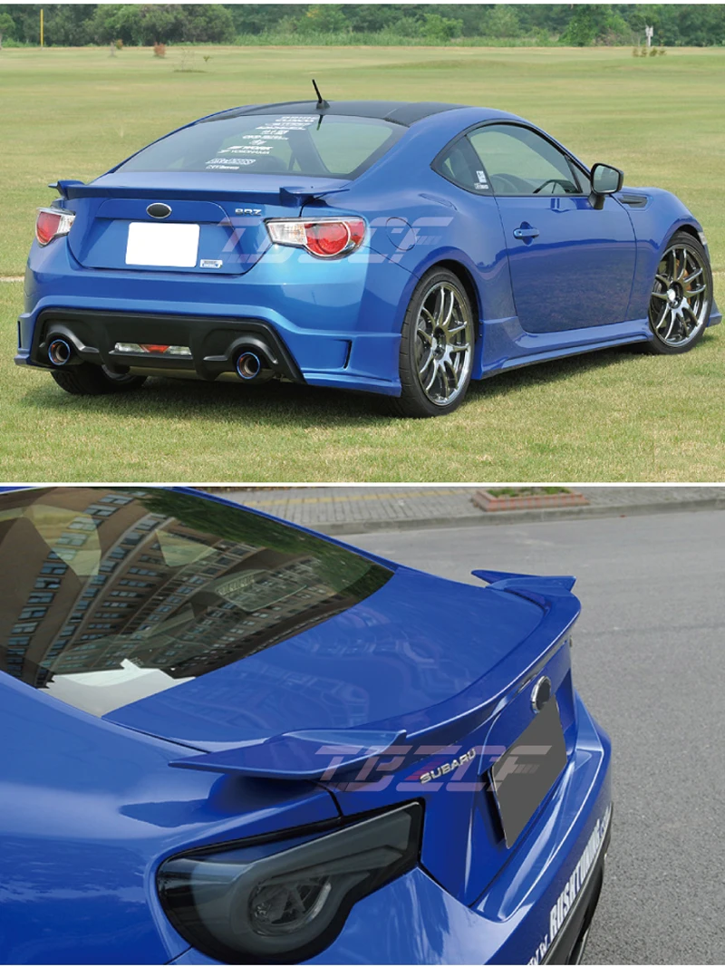 Для Toyota GT86 Subaru BRZ Scion FR-S FRP/углеродного волокна авто задний спойлер багажника крыло 2012