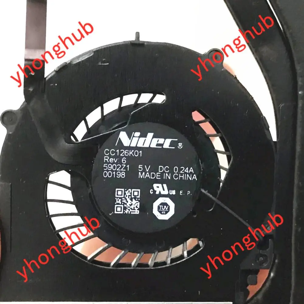 Nidec 04X3829 CC126K01 THINKPAD X1 DC 5V 0.24A 6 проводов теплоотвод охлаждающий вентилятор|heat sink fan|heat