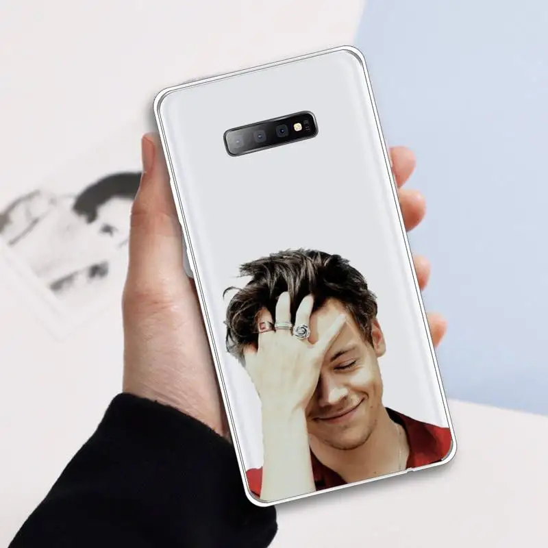 

Harry Styles famous design Phone Case Transparent For Samsung Galaxy A 71 21s S note 8 9 10 plus 20 ultra