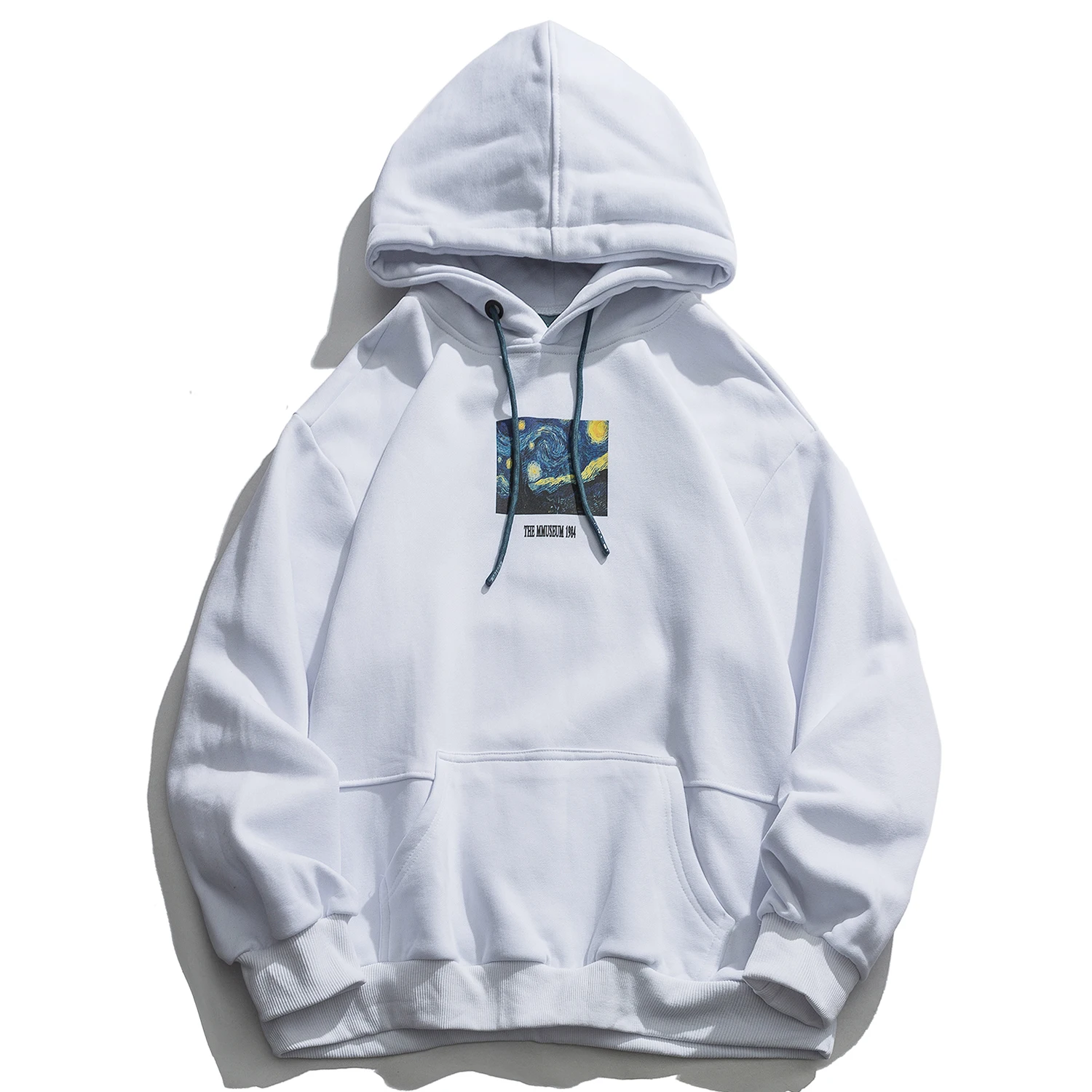 Aelfric Eden Ван Гог Звездная ночь флисовая толстовка с капюшоном мужская 2019 Harajuku
