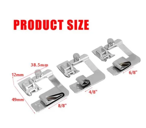 1 / 3 шт. лапку с засученными краями домашняя швейная машинка 4/8 8/8 6/8 для низким
