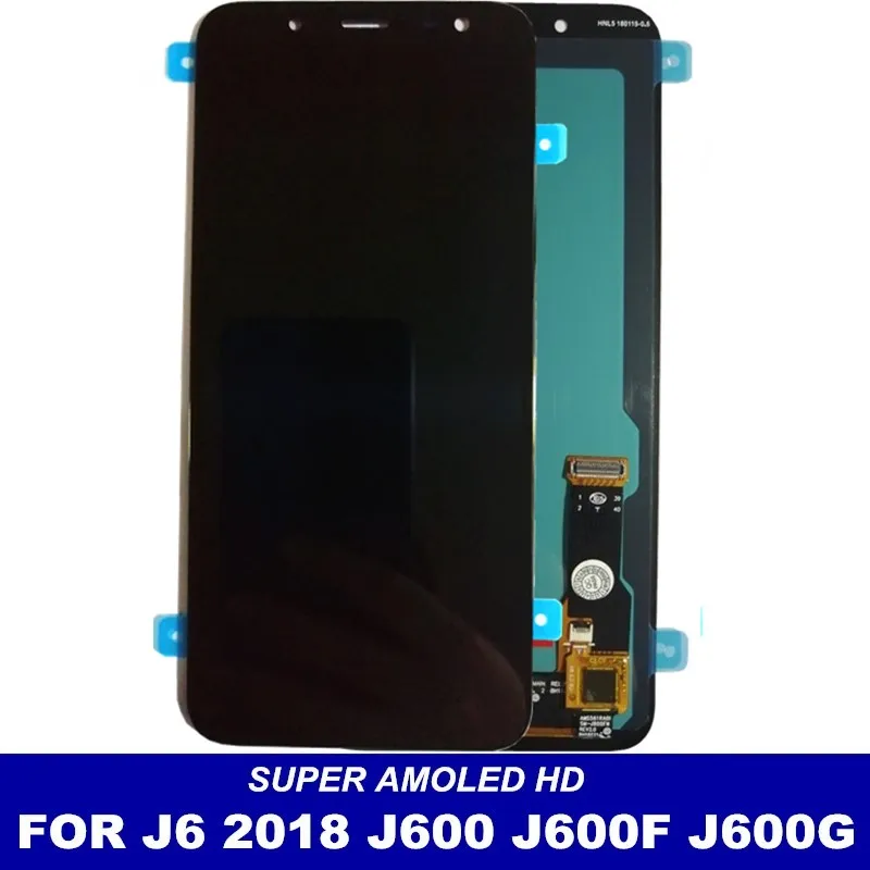 ЖК дисплей для samsung Galaxy J6 2018 J600 J600F/DS J600G/DS сенсорный экран дигитайзер Запасные