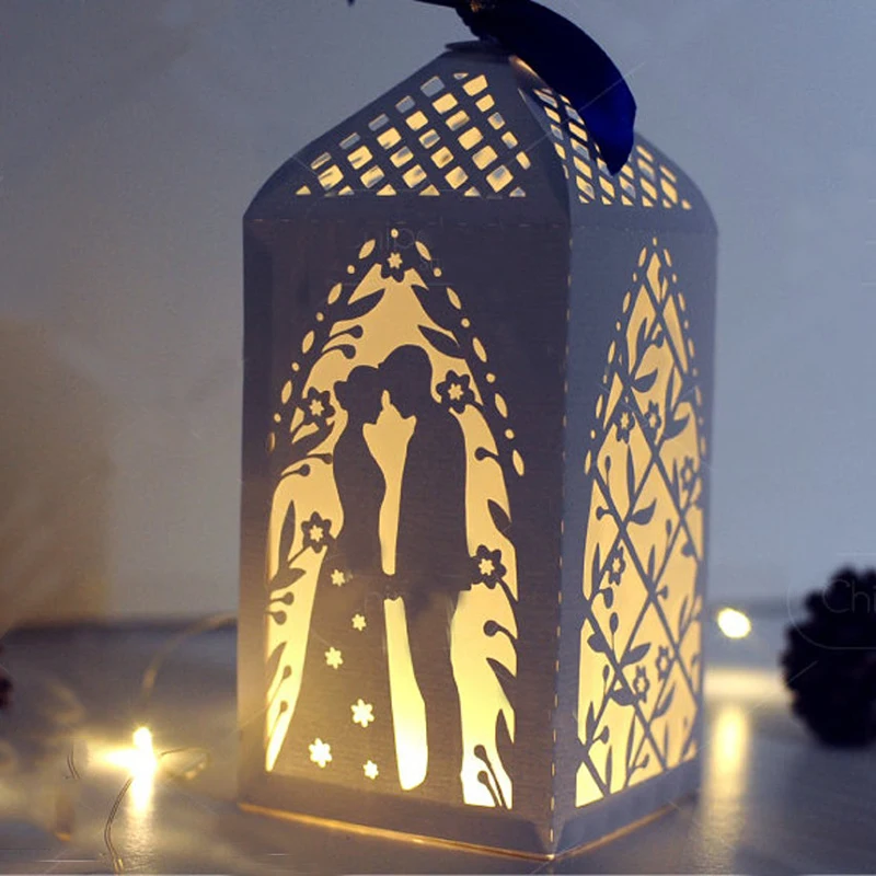 

Wedding lantern box Metal Dies Scrapbooking Metal Cutting Dies 2020 Craft Stamps die Cut Embossing Card Making Stencil