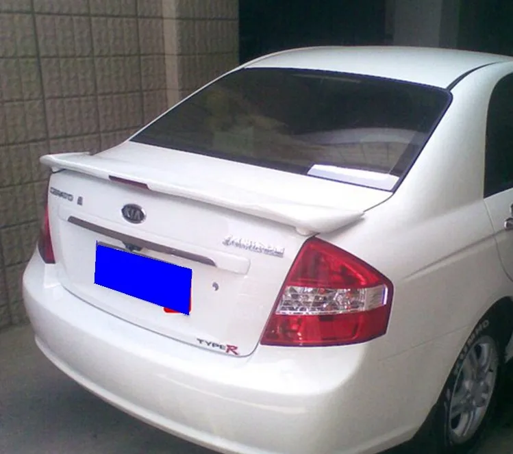 Спойлер из АБС пластика для Kia Cerato заднее крыло автомобиля задний спойлер