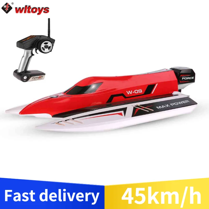 

WLtoys WL915 радиоуправляемая лодка 2,4 ГГц 2CH F1 45 км/ч, модель гоночной лодки, скоростная лодка, детские подарки, радиоуправляемые игрушки с батаре...