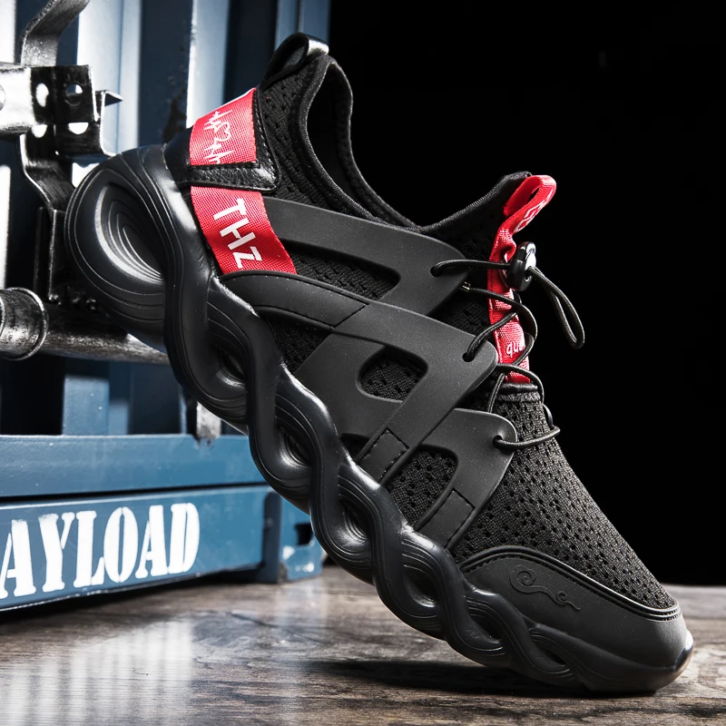 

Men's Tennis Shoes Running Sneakers Breathable Comfortable Non-Slip Shoes Lightweight Fluorescent Outdoor Zapatos De Hombre